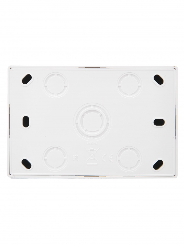 Розетка подвійна побутова без заземлення Lezard LETO IP20 білий 752-0200-128B