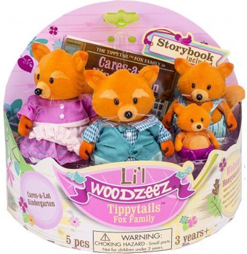 Ігровий набір Li'l Woodzeez Сім'я Лисичок 6092M 