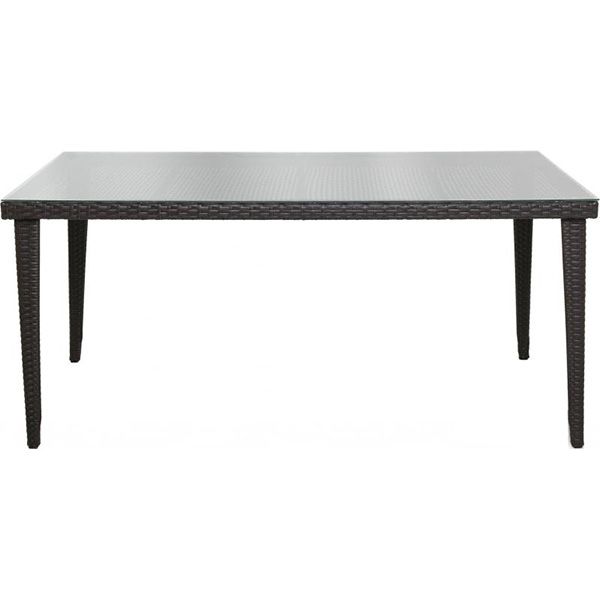 Стіл Indigo HYT-1701 Black 90x160 см коричневий