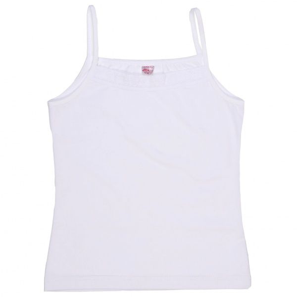 Майка детская для девочки Татошка 2513213 р.134 белый 