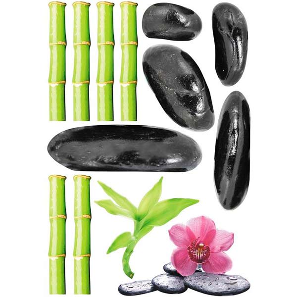 Декоративная наклейка Камни 49x70 см