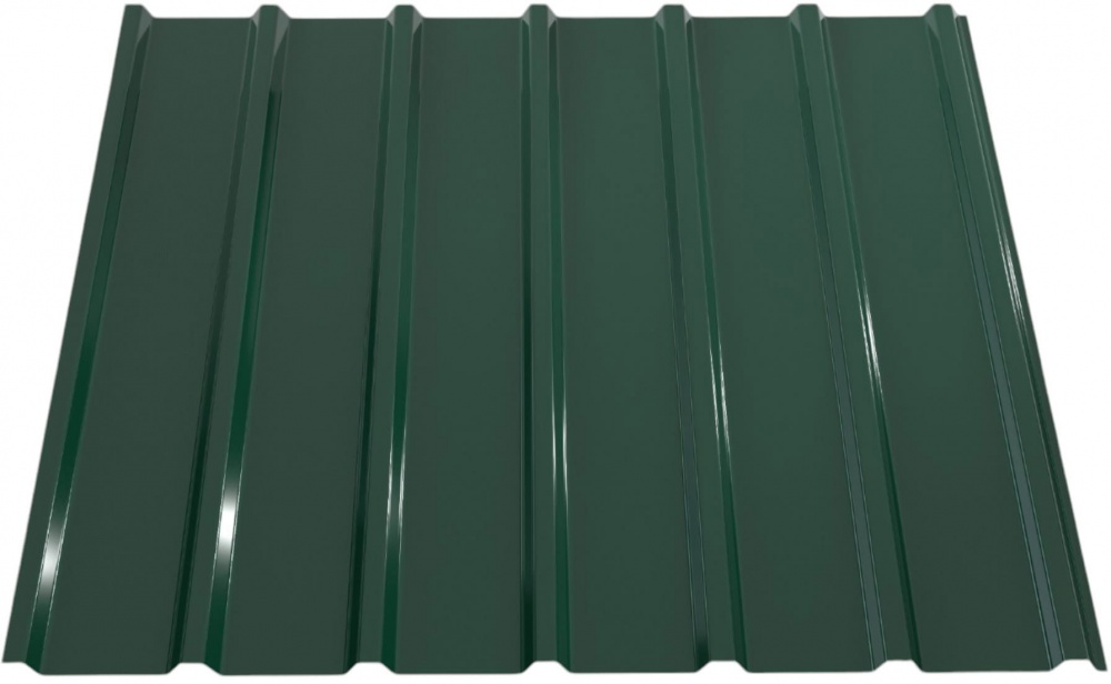 Профнастил глянцевий PSM PROFILE ПР-20Б 0,35x1155x2000 мм RAL 6005 зелений