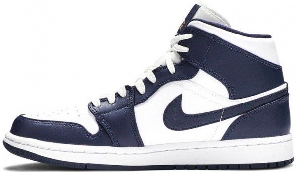 Кроссовки Jordan AIR JORDAN 1 MID 554724-174 р.42,5 синий