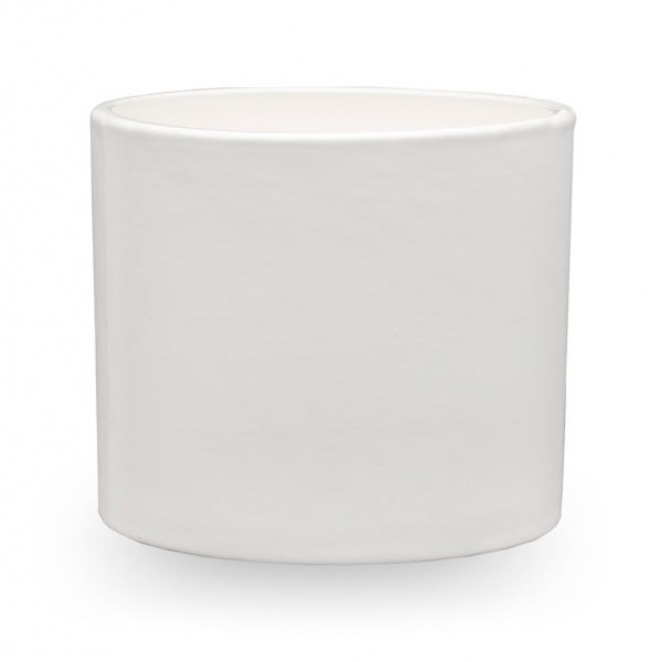 Кашпо керамическое Santino Prado круглый 2 л белый (O-45-12-J-15-00) 