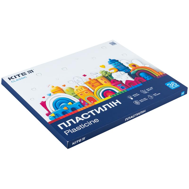 Набор пластилина 36 цветов 720 г Classic (K-078) KITE