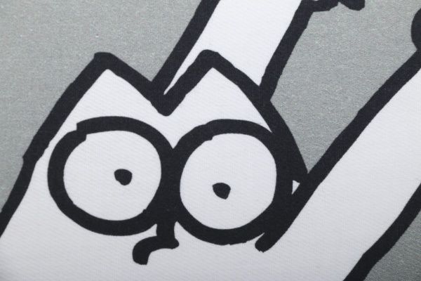 Подушка декоративная 2251952506012 41x41 см красный с серым Simon's Cat 