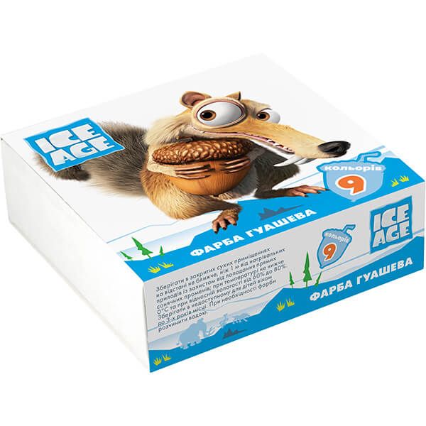 Гуаш Ice Age 9 кольорів