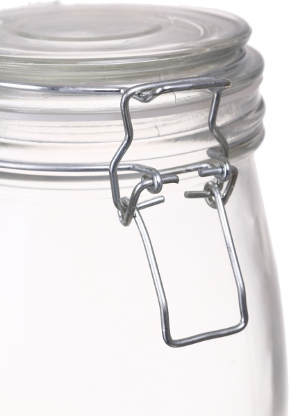 Емкость для хранения с бугельной крышкой 1500 мл стекло Koopman