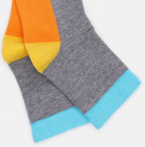 Носки детские для мальчиков Steven 138271 р. 23-25 серый меланж 