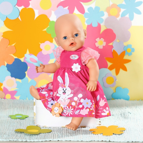Одяг для ляльки Zapf Baby Born - Сукня з квітами 832639 832639