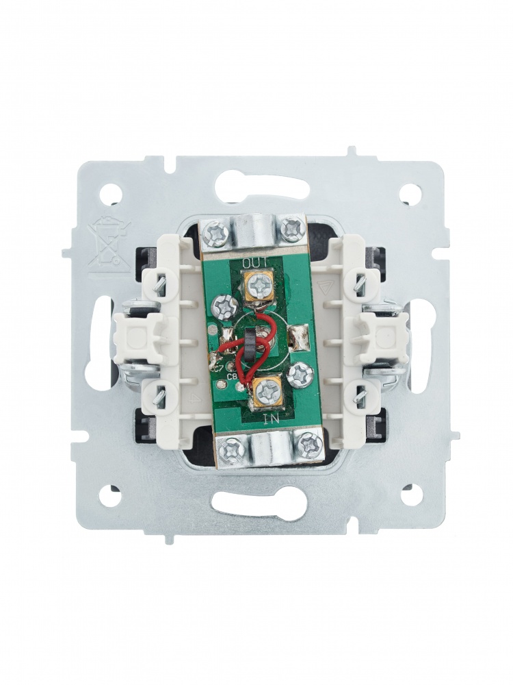 Розетка TV проходная Lezard Vesna шефилд грей 742-3488-129