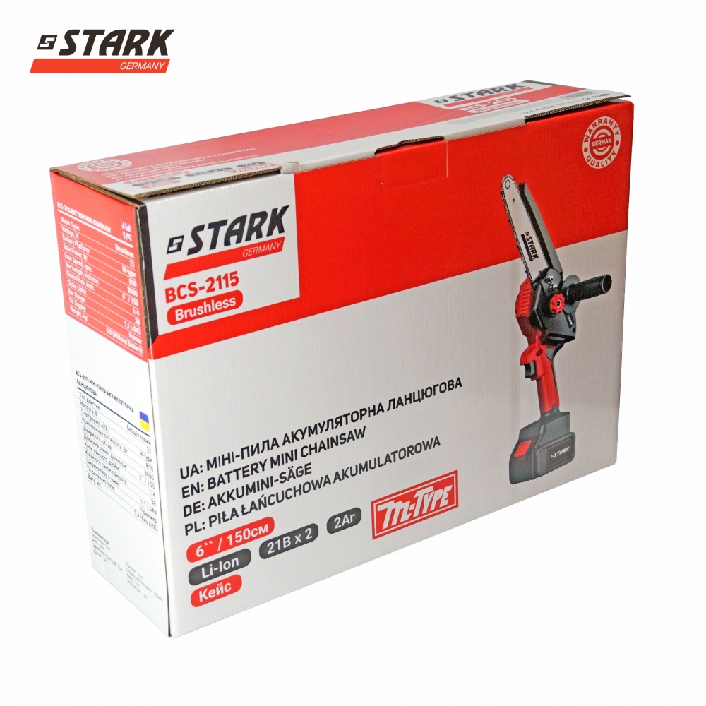 Пила мини аккумуляторная Stark BCS-2115