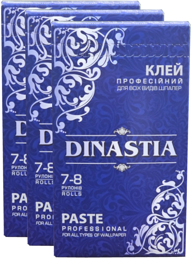 Клей для обоев DINASTIA для всех видов обоев 250 г 3 шт.