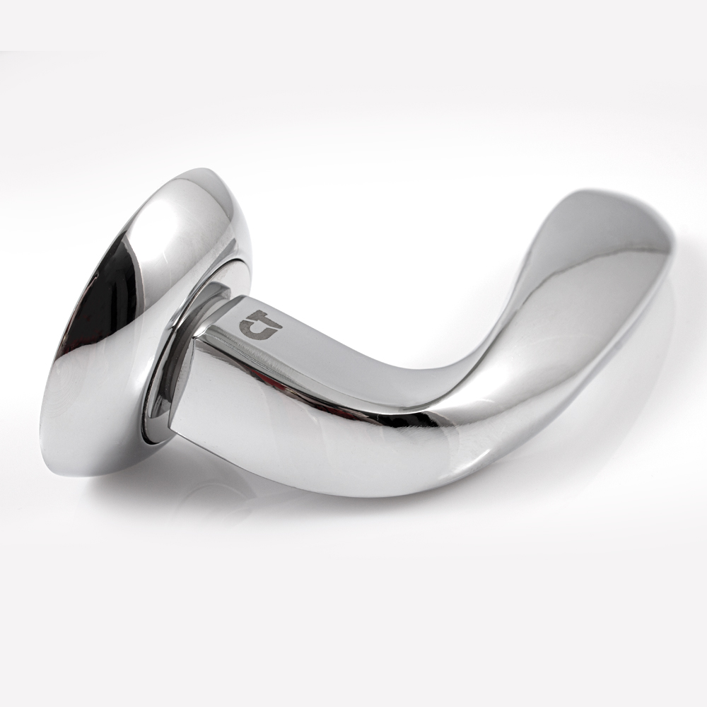 Ручка на розетці Comit Grand без замикання полірований хром