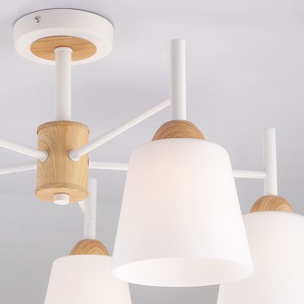 Люстра стельова Strotskis Fresco 5x60 Вт E27 білий 70085/5 