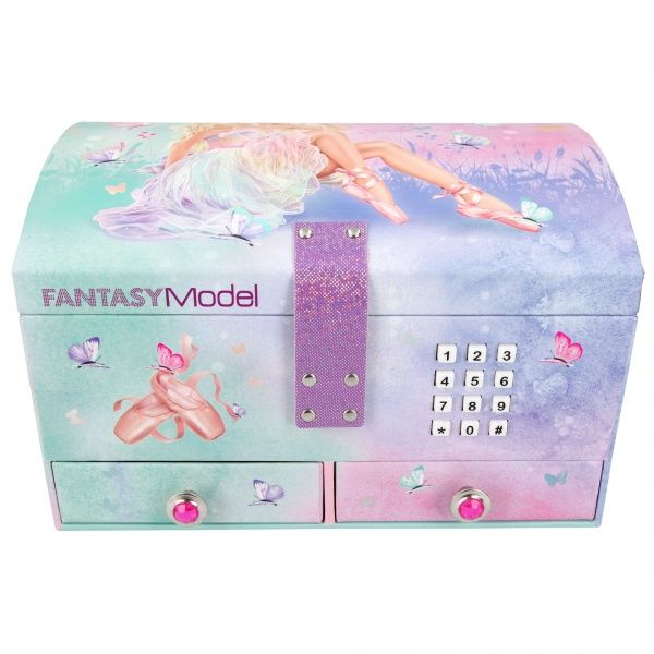 Скринька для прикрас FANTASYModel з кодовим замком та звуком Балет 411053