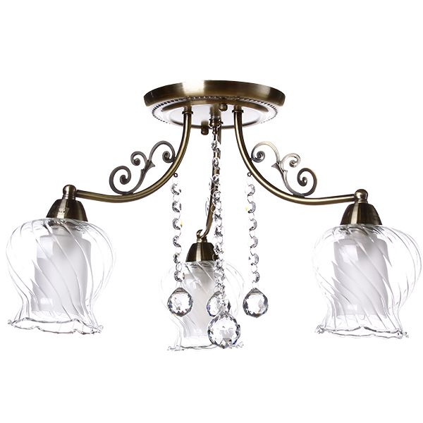 Люстра Accento Lighting Levanto ALHu-DL16754-3C античная латунь