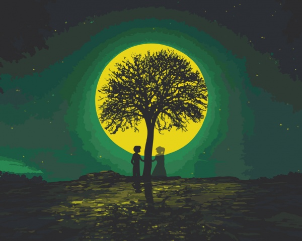 Картина за номерами Примарна зустріч 10548-AC 40х50 см ArtCraft 