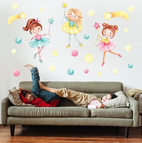 Наклейка Zatarga Волшебницы Z202064 90x56 см