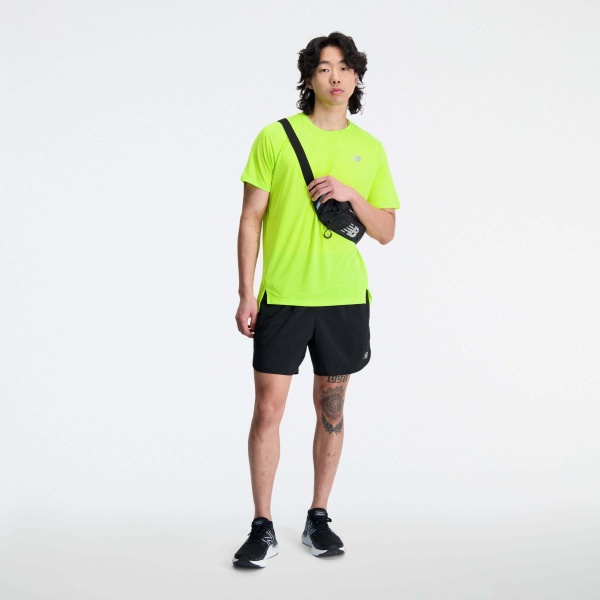 Футболка New Balance ACCELERATE SHORT SLEEVE MT23222THW р.M жовтий