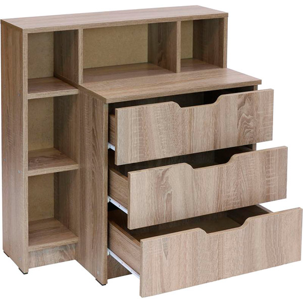 Комод Пехотин К-3+5 дуб сонома трюфель 