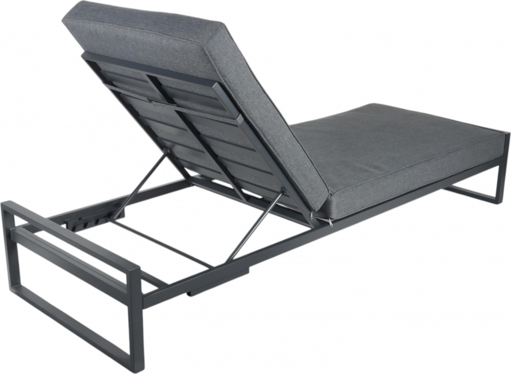 Шезлонг Indigo EPR-250409 75x210 см графіт