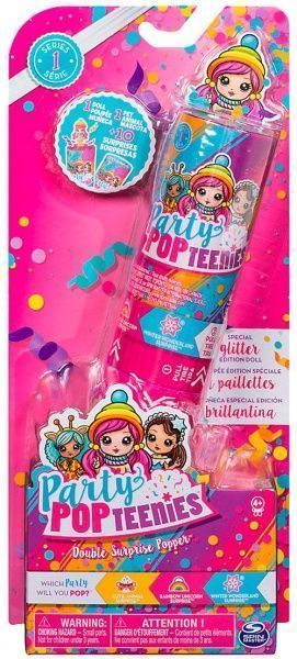 Ігровий набір Spin Master Party Popteenies: подвійна хлопавка-сюрприз SM46801 
