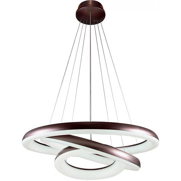 Люстра світлодіодна Светкомплект Ardiente L-OV-R 11530 з пультом ДК 145 Вт коричневий 