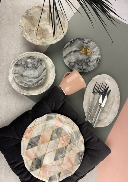 Тарелка подставная Tiffany Rose 27 см Porser Porselen