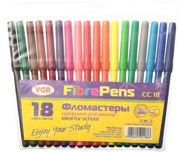Набор фломастеров 12 шт. VGR