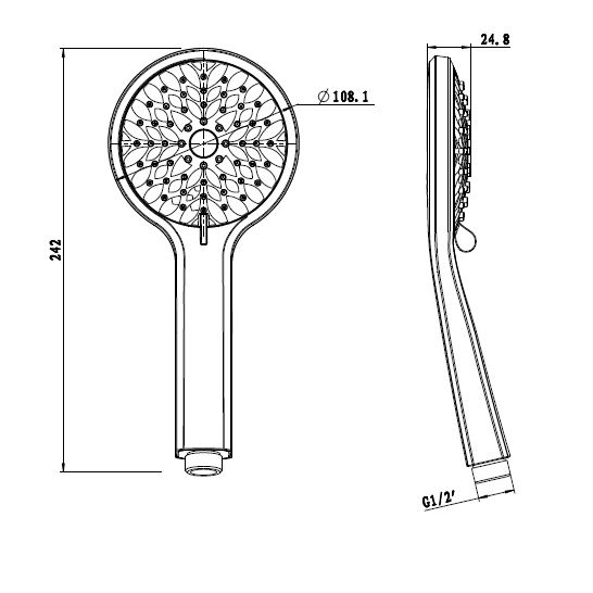 Лейка Mixxen Дженни 3 позиции MXAT0617 