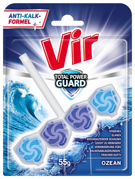 Туалетный блок VIR Total Power Guard Океан 55 г 