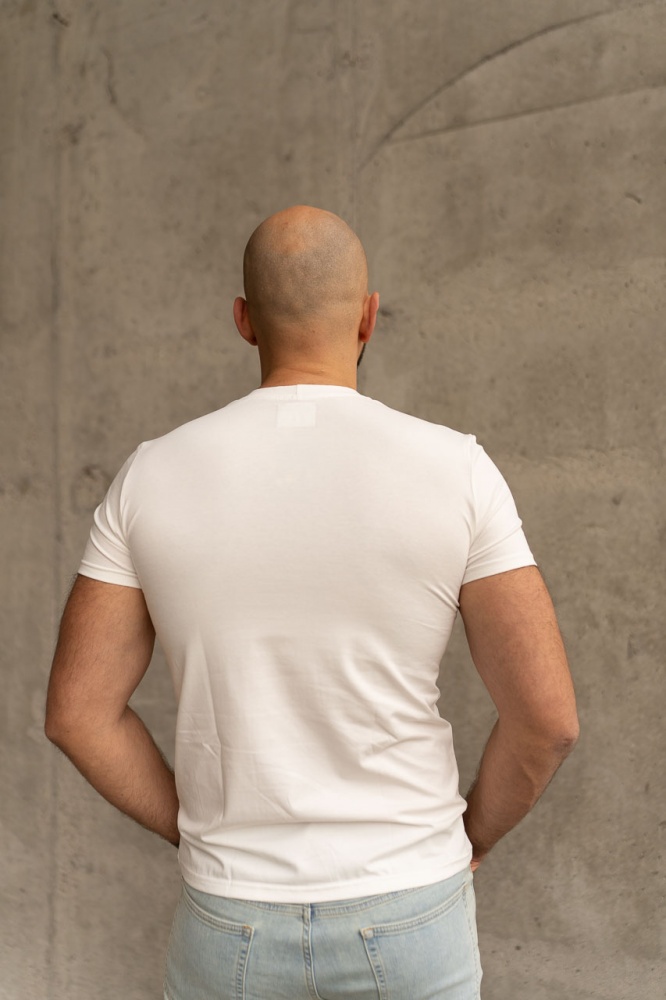 Футболка LOGOS-Tac з нанесенням Ukraine travel 04-09-00-0061 р.4XL молочний