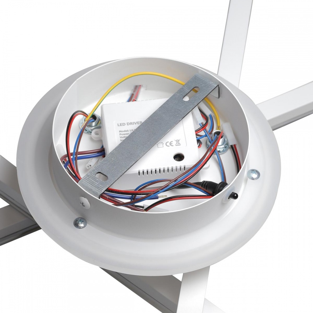 Люстра потолочная LIGHT SET LILEYA LS 80 RC 2800-6000K 55 Вт белый