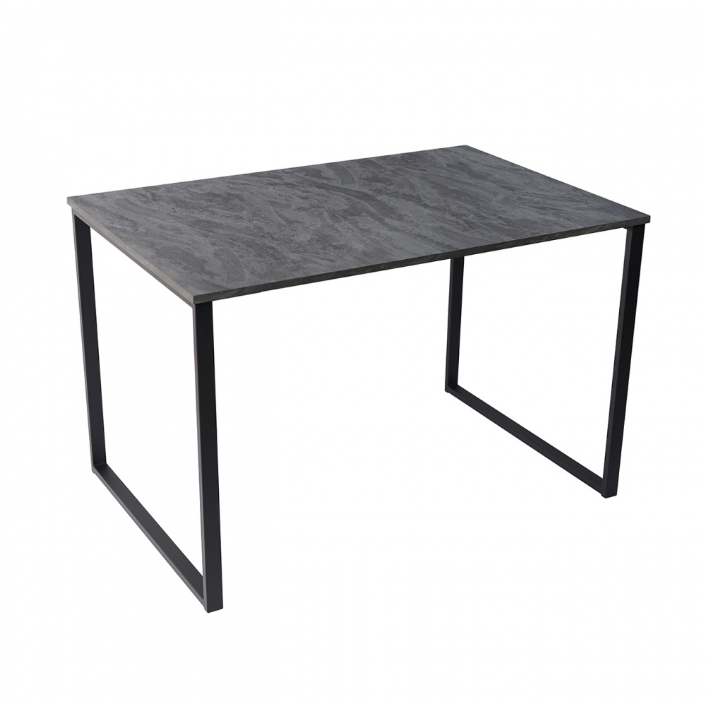 Стол обеденный Vitan Форест 1200x800x785мм угольный камень/черный