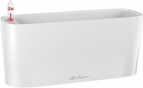Вазон пластиковый Lechuza Delta 10 овальный 4,3л белый (15460) 