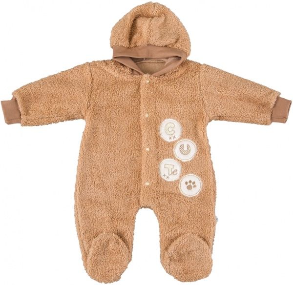 Комбинезон Фламинго детский р.68 бежевый 672-905 