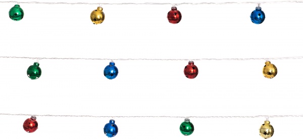 Электрогирлянда линейная Девилон разноцветная встроенный светодиод (LED) 24 ламп 3,6 м 