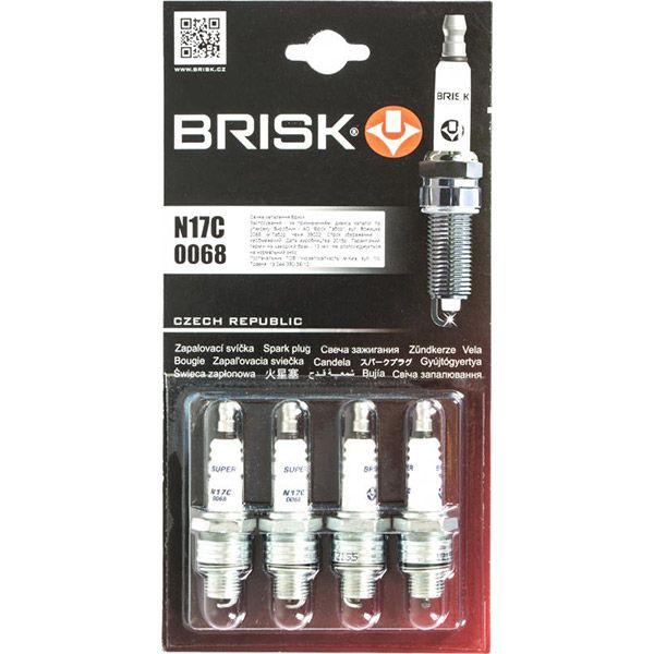 Свеча зажигания BRISK SUPER N17C