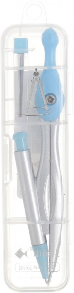 Циркуль блакитний із сірим