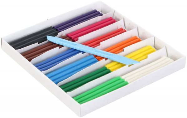 Пластилін восковий 12 кольорів Nota Bene