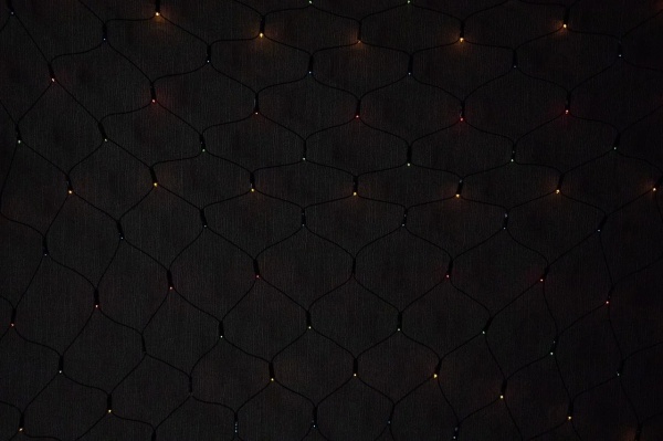 Электрогирлянда Сетка разноцветная 051236 светодиодная (LED) 400 ламп 2 м 