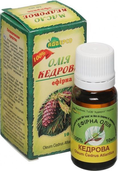 Эфирное масло Адверсо Кедрова 10 мл 