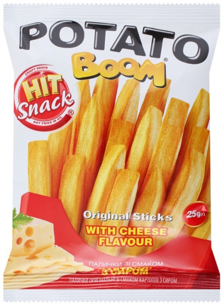 Смужки картопляні Potato Boom з кетчупом м/у 25г
