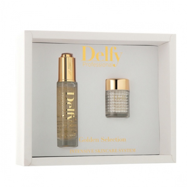 Подарунковий набір для жінок Королівська сироватка з 24К золотом та гіалуроновою кислотою та звол