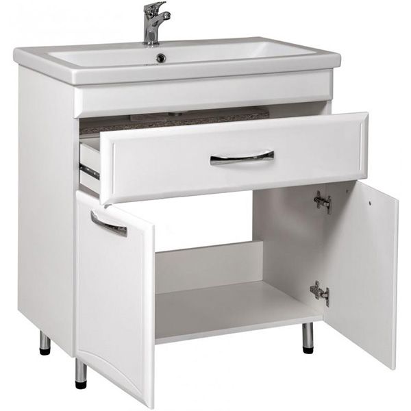 Тумба напольная Aqua Rodos Декор 80 с умывальником