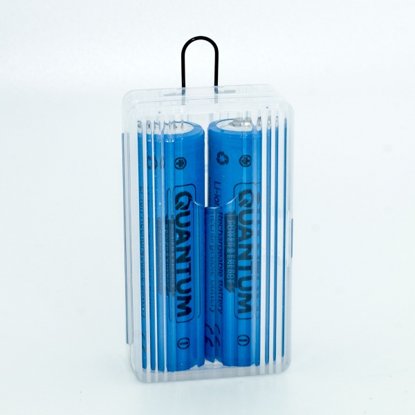 Аккумулятор Quantum Li-ion NCM18650 3350mAh 3С с клеммным выступом 18650 2 шт. (NCM18650TT/3350-PB2)