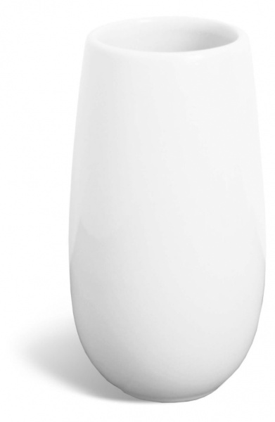 Ваза керамическая Rezon Лаконик мини V010X01 белая 