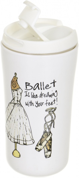 Чашка с крышкой MODA 350 мл Fiora