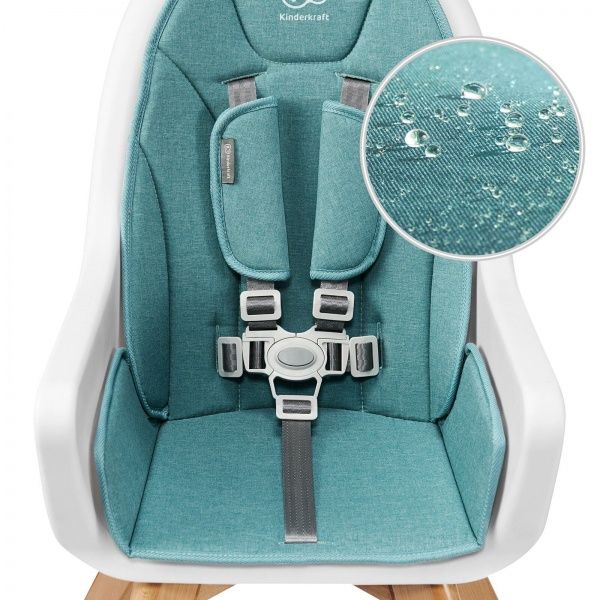 Стульчик для кормления Kinderkraft Tixi Turquoise (KKKTIXITRQ0000)